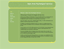 Tablet Screenshot of openarmspsychological.com